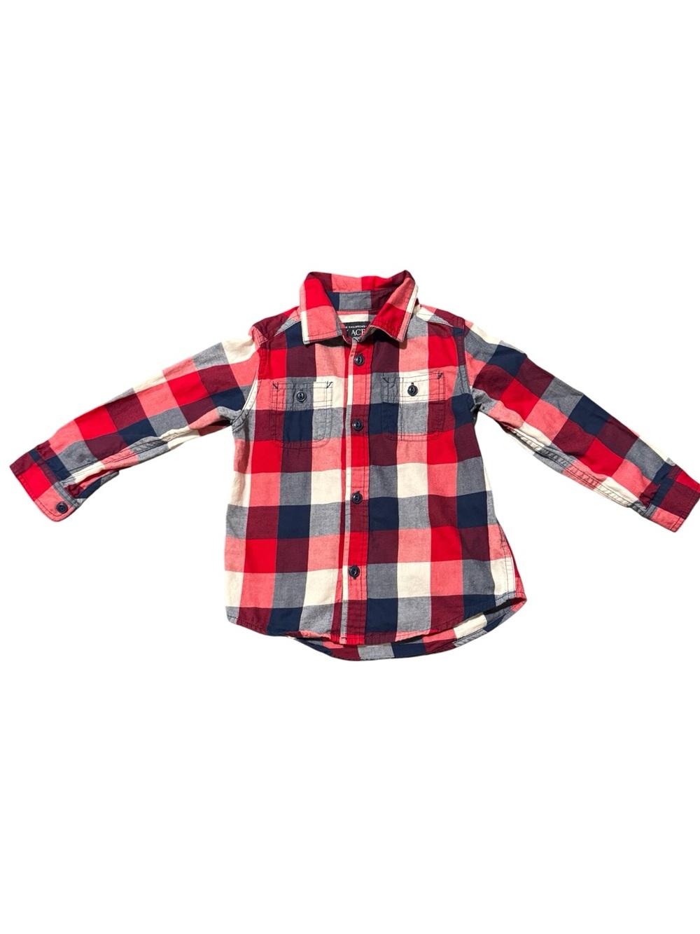 Children’s Place Plaid Button-Down Shirt